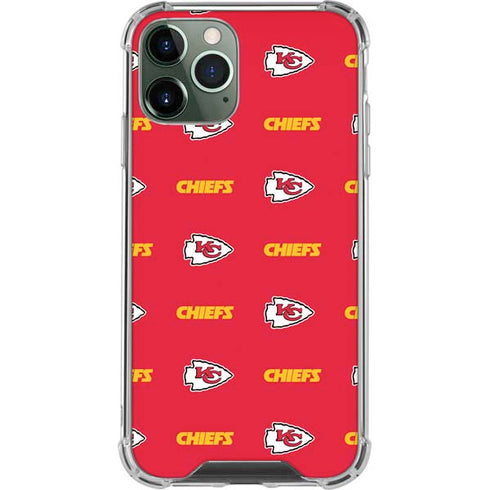 NFL Kansas City Chiefs Blitz Series iPhone 12 Pro Max Clear Case