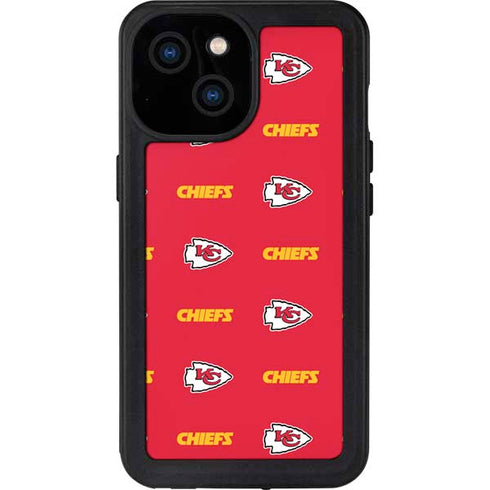 NFL Kansas City Chiefs Blitz Series iPhone 13 Mini Waterproof Case