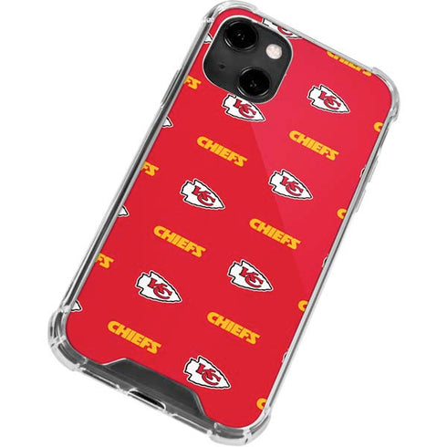 NFL Kansas City Chiefs Blitz Series iPhone 14 Clear Case