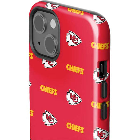 NFL Kansas City Chiefs Blitz Series iPhone 15 Plus Impact Case
