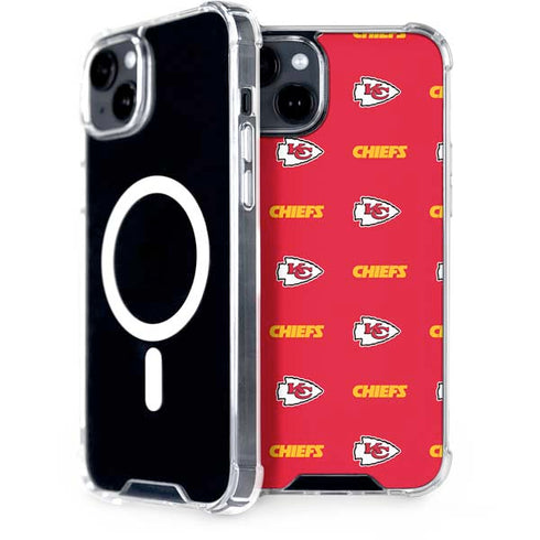 NFL Kansas City Chiefs Blitz Series iPhone 15 Plus MagSafe Case