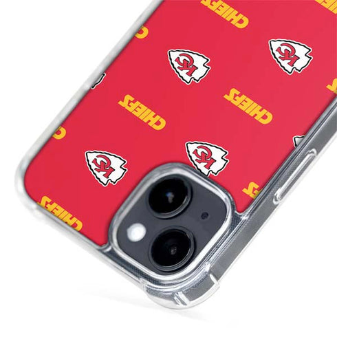 NFL Kansas City Chiefs Blitz Series iPhone 15 Plus MagSafe Case