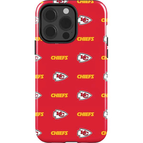 NFL Kansas City Chiefs Blitz Series iPhone 15 Pro Impact Case