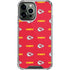 NFL Kansas City Chiefs Blitz Series iPhone 14 Pro Max Clear Case