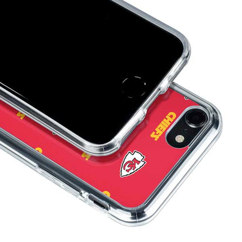 NFL Kansas City Chiefs Blitz Series iPhone SE (2nd & 3rd Gen) Clear Case