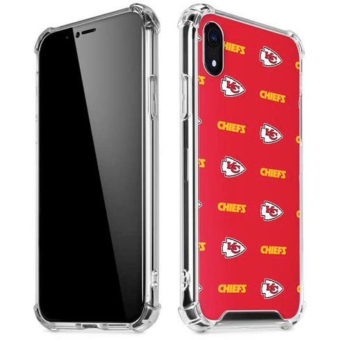 NFL Kansas City Chiefs Blitz Series iPhone XR Clear Case
