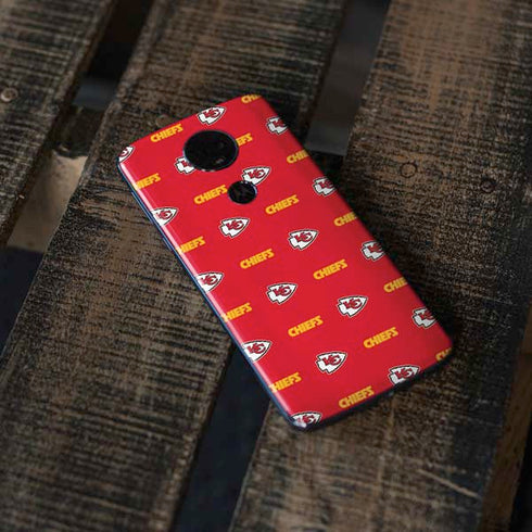 NFL Kansas City Chiefs Blitz Series Moto E5 Plus Skin