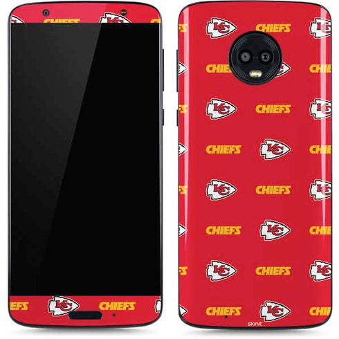 NFL Kansas City Chiefs Blitz Series Moto G6 Skin
