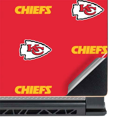 NFL Kansas City Chiefs Blitz Series MSI GS65 Stealth Laptop Skin