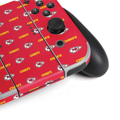 NFL Kansas City Chiefs Blitz Series Nintendo Switch OLED (2021) Skin