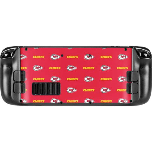 NFL Kansas City Chiefs Blitz Series Steam Deck Handheld Gaming Computer Skin