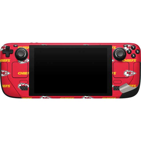 NFL Kansas City Chiefs Blitz Series Steam Deck Handheld Gaming Computer Skin
