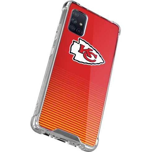 NFL Kansas City Chiefs Breakaway Galaxy A71 5G Clear Case