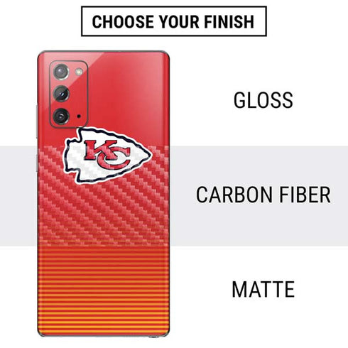 NFL Kansas City Chiefs Breakaway Galaxy Note20 5G Skin