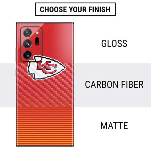 NFL Kansas City Chiefs Breakaway Galaxy Note20 Ultra 5G Skin