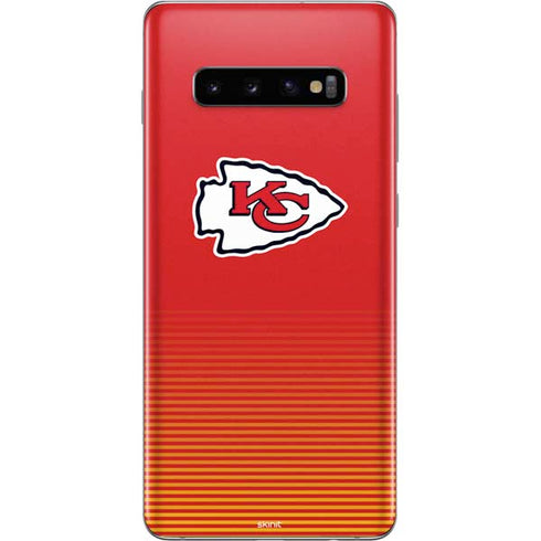 NFL Kansas City Chiefs Breakaway Galaxy S10 Plus Skin