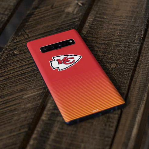 NFL Kansas City Chiefs Breakaway Galaxy S10 Plus Skin