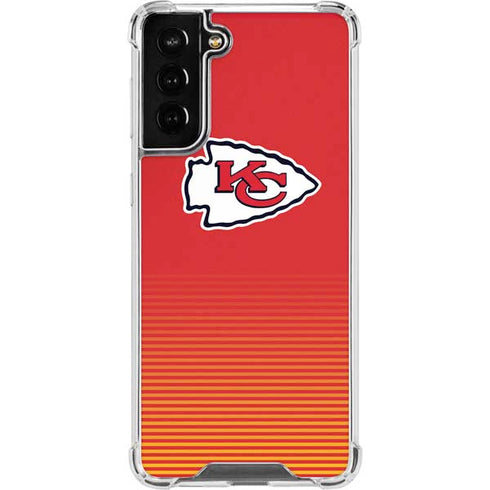 NFL Kansas City Chiefs Breakaway Galaxy S21 FE Clear Case