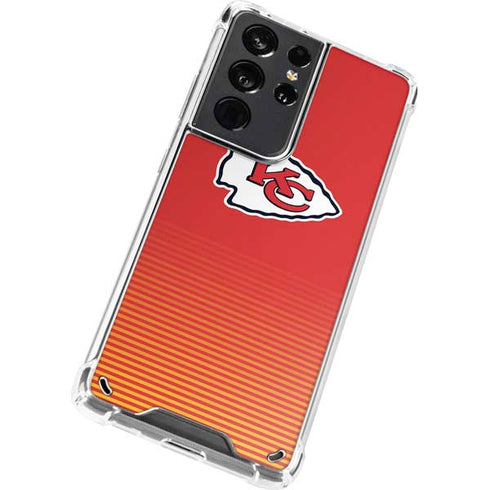 NFL Kansas City Chiefs Breakaway Galaxy S21 Ultra 5G Clear Case