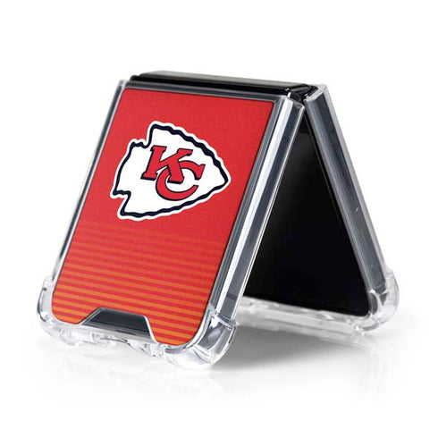 NFL Kansas City Chiefs Breakaway Galaxy Z Flip5 5G Clear Case