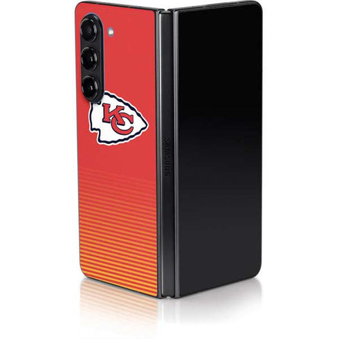 NFL Kansas City Chiefs Breakaway Galaxy Z Fold5 5G Skin