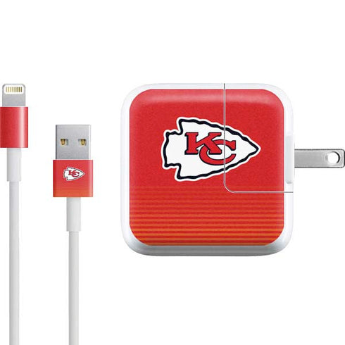 NFL Kansas City Chiefs Breakaway iPad Charger (10W USB) Skin