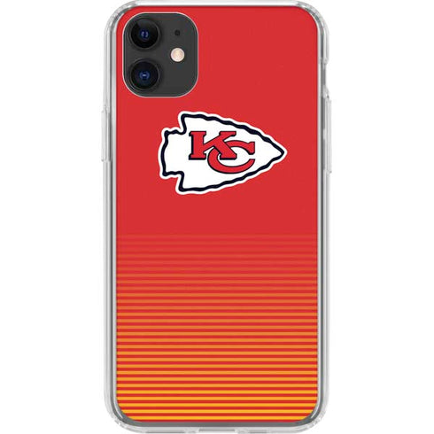 NFL Kansas City Chiefs Breakaway iPhone 11 Clear Case