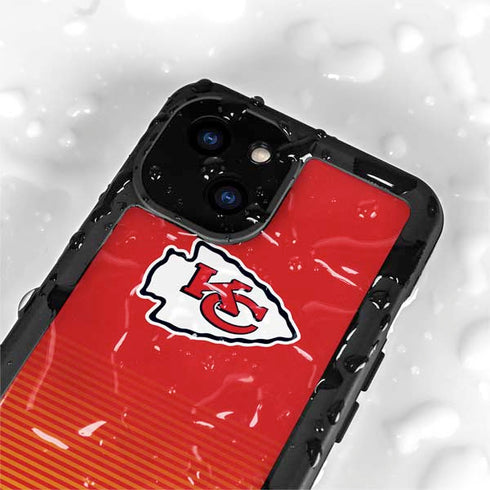 NFL Kansas City Chiefs Breakaway iPhone 13 Mini Waterproof Case