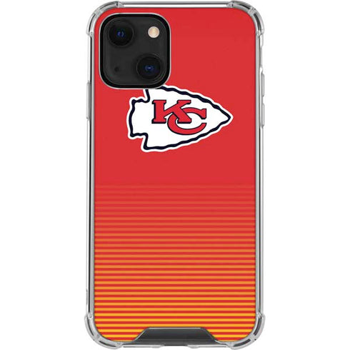 NFL Kansas City Chiefs Breakaway iPhone 15 Plus Clear Case