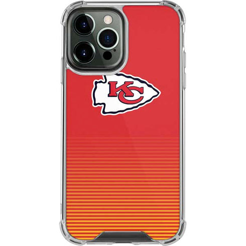NFL Kansas City Chiefs Breakaway iPhone 14 Pro Max Clear Case