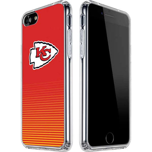 NFL Kansas City Chiefs Breakaway iPhone SE (2nd & 3rd Gen) Clear Case