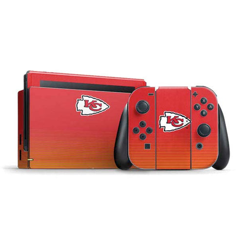 NFL Kansas City Chiefs Breakaway Nintendo Switch Bundle Skin