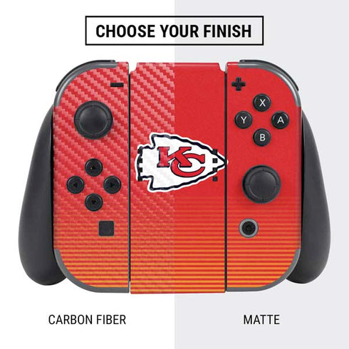 NFL Kansas City Chiefs Breakaway Nintendo Switch Bundle Skin
