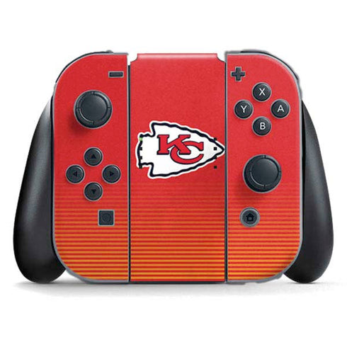NFL Kansas City Chiefs Breakaway Nintendo Switch (2017-2021) Joy-Con Controller Skin
