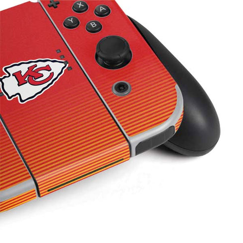NFL Kansas City Chiefs Breakaway Nintendo Switch OLED (2021) Skin