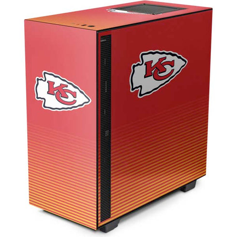 NFL Kansas City Chiefs Breakaway NZXT H510 Compact ATX Mid-Tower Case Skin