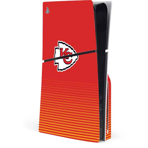 NFL Kansas City Chiefs Breakaway PS5 Slim Disk Console Skin