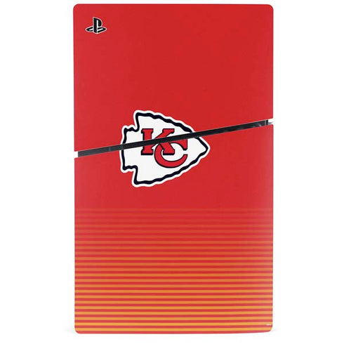 NFL Kansas City Chiefs Breakaway PS5 Slim Disk Console Skin