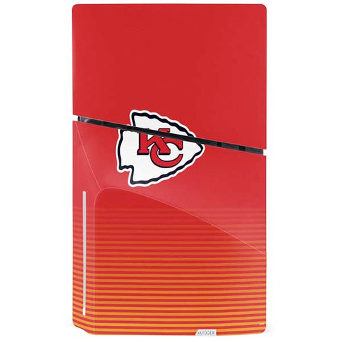 NFL Kansas City Chiefs Breakaway PS5 Slim Disk Console Skin