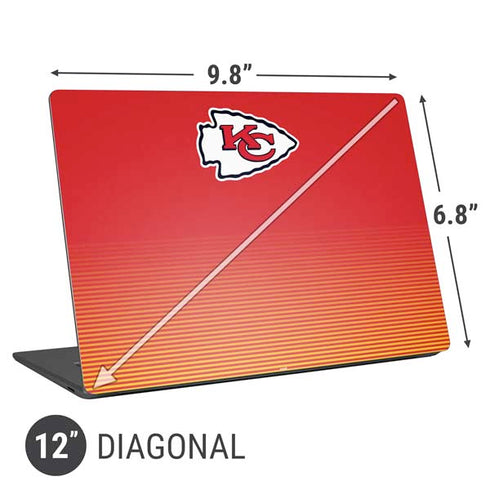 NFL Kansas City Chiefs Breakaway Universal Laptop 12in (9.8 x 6.8in) Skin