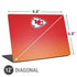 NFL Kansas City Chiefs Breakaway Universal Laptop 12in (9.8 x 6.8in) Skin