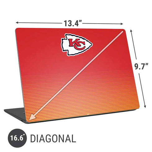 NFL Kansas City Chiefs Breakaway Universal Laptop 16.6in (13.4 x 9.7in) Skin