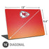 NFL Kansas City Chiefs Breakaway Universal Laptop 16in (13 x 9.4in) Skin