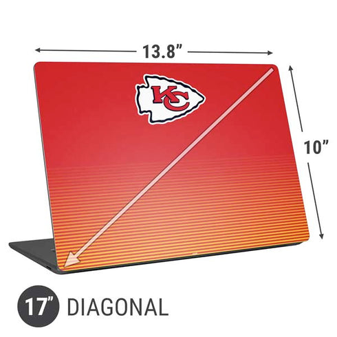NFL Kansas City Chiefs Breakaway Universal Laptop 17in (13.8 x 10in) Skin