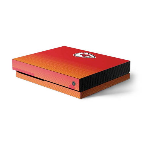NFL Kansas City Chiefs Breakaway Xbox One X Console Skin
