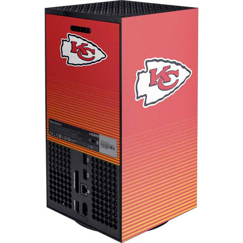 NFL Kansas City Chiefs Breakaway Xbox Series X Console Skin