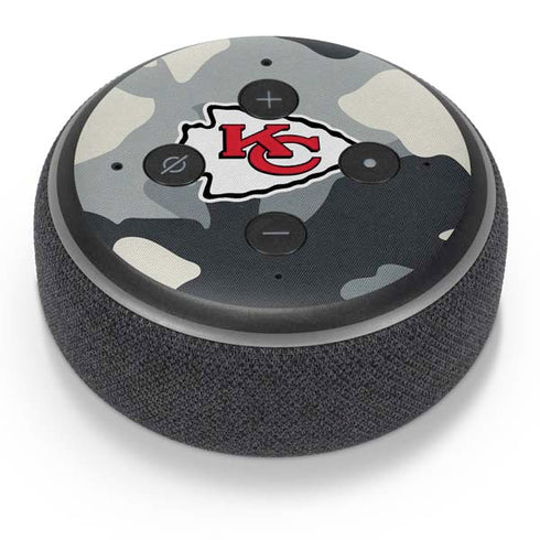 NFL Kansas City Chiefs Camo Amazon Echo Dot Skin