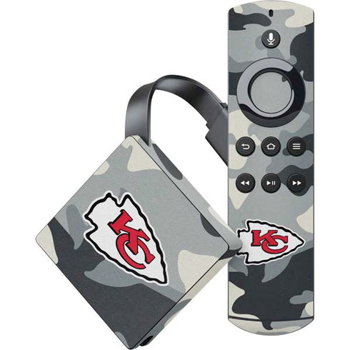 NFL Kansas City Chiefs Camo Amazon Fire TV Skin