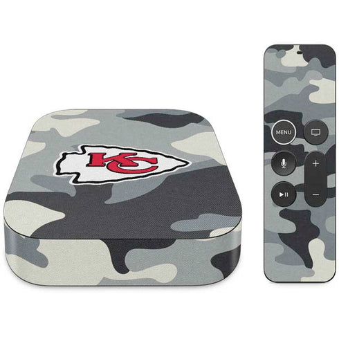 NFL Kansas City Chiefs Camo Apple TV Skin