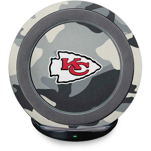 NFL Kansas City Chiefs Camo Fast Charge Wireless Charging Stand Skin